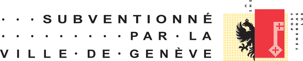 Logo "subventionné par la ville de Genève"