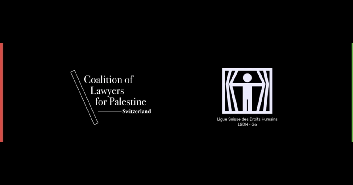 ASAP et la LSDH–Ge déposent une dénonciation contre une fondation suisse pour le financement de colons israéliens